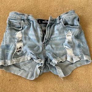 Hollister shorts! Small hot sauce stain on the back but barely noticeable